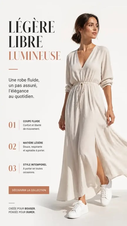 Look casual chic avec robe longue et baskets blanches pour une tenue quelle chaussure avec robe longue