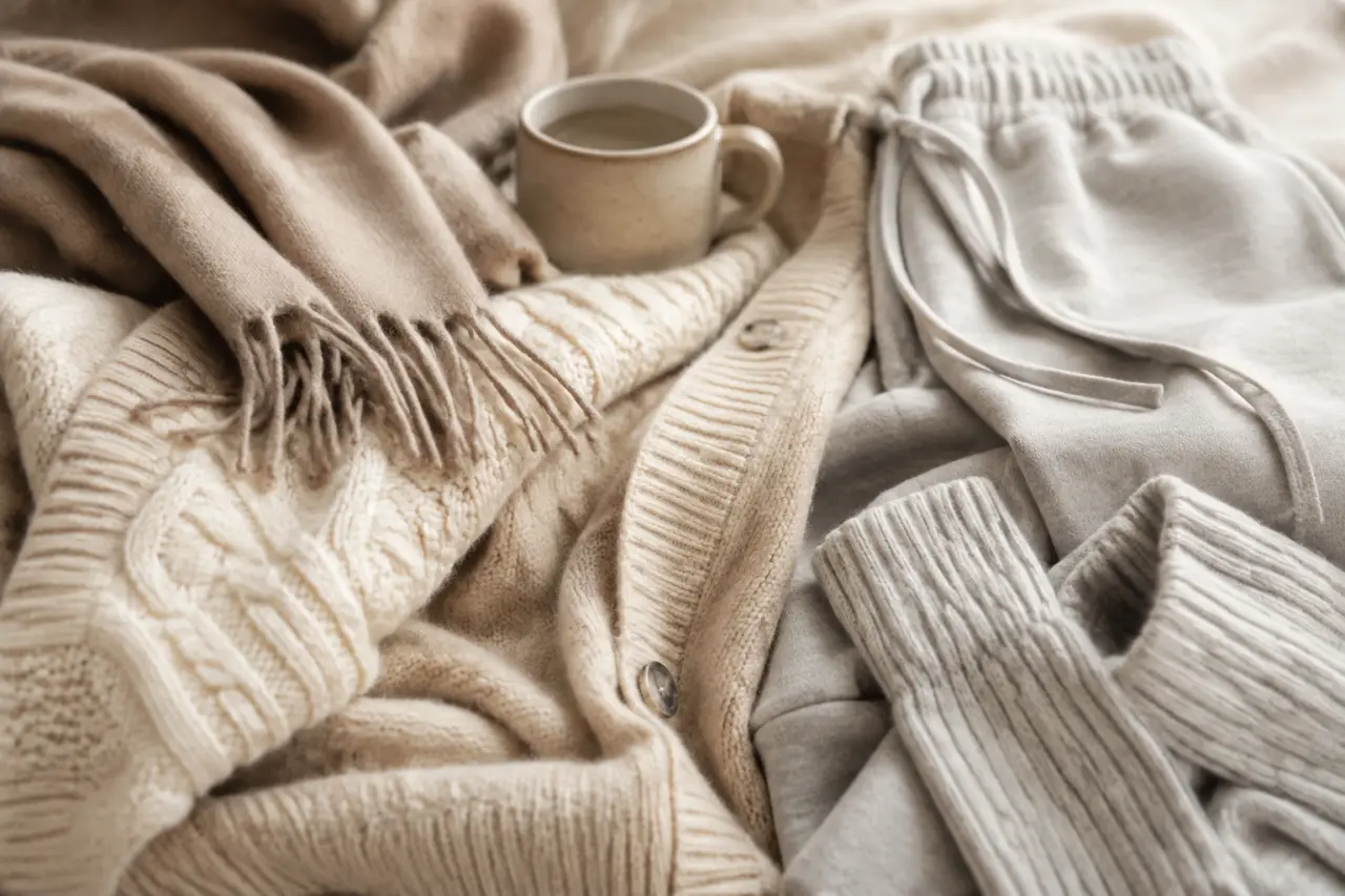 Tenue cocooning femme : les pièces, matières et coupes pour rester confortable sans négliger le style