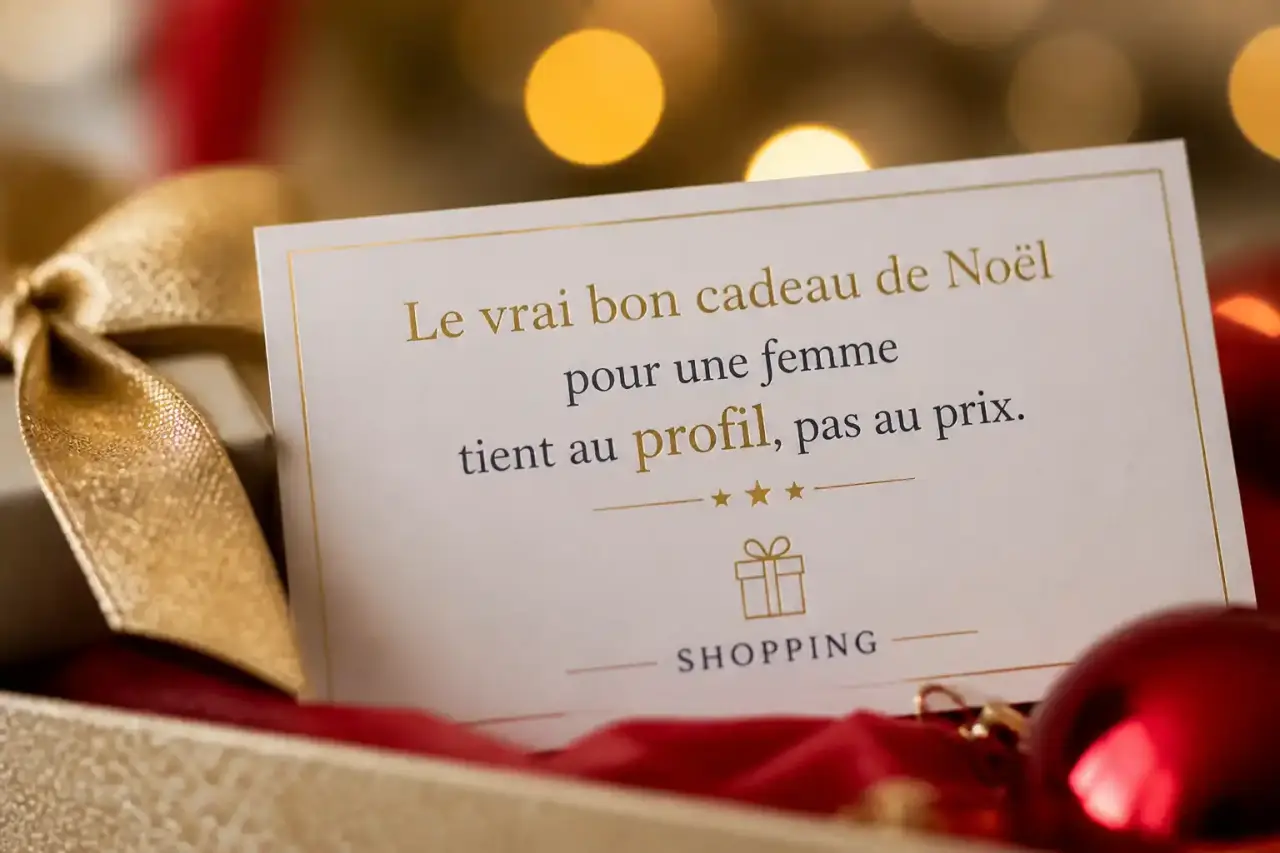 Le vrai bon cadeau de Noël pour une femme tient au profil, pas au prix