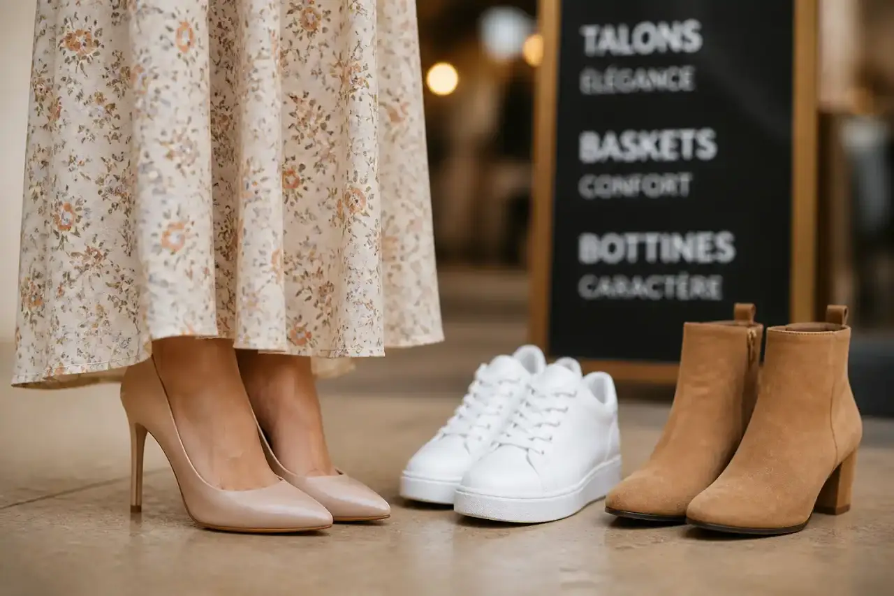 Robe longue : talons, baskets ou bottines, quelle paire choisir selon l'occasion ?