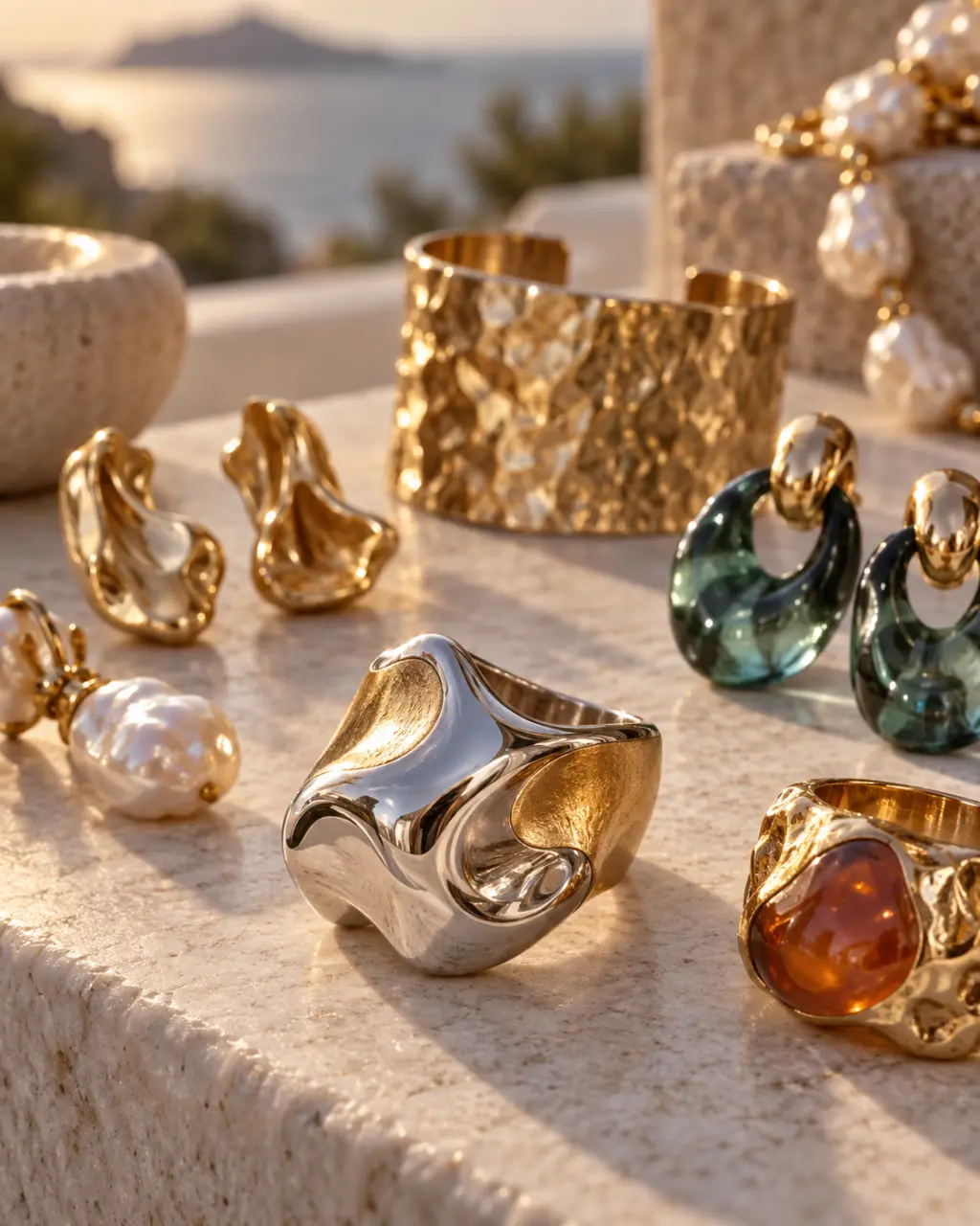 Les bijoux tendance 2025 misent sur le volume, les matières et le style personnel