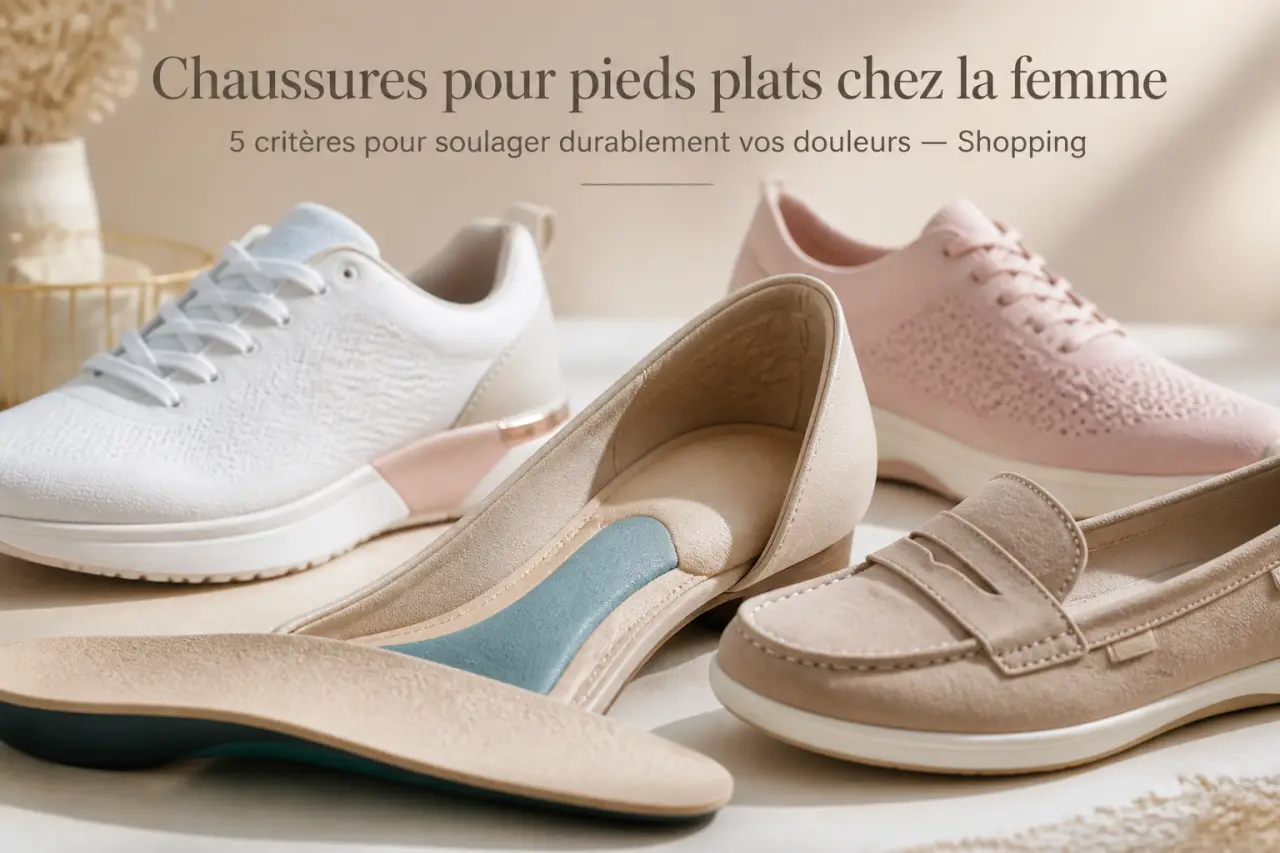 Chaussures pour pieds plats chez la femme : 5 critères pour soulager durablement vos douleurs
