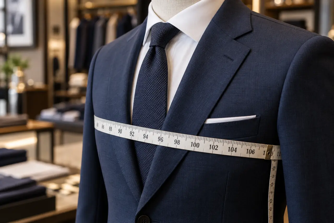Le tour de poitrine donne la taille de veste homme, à condition de vérifier la coupe et les épaules